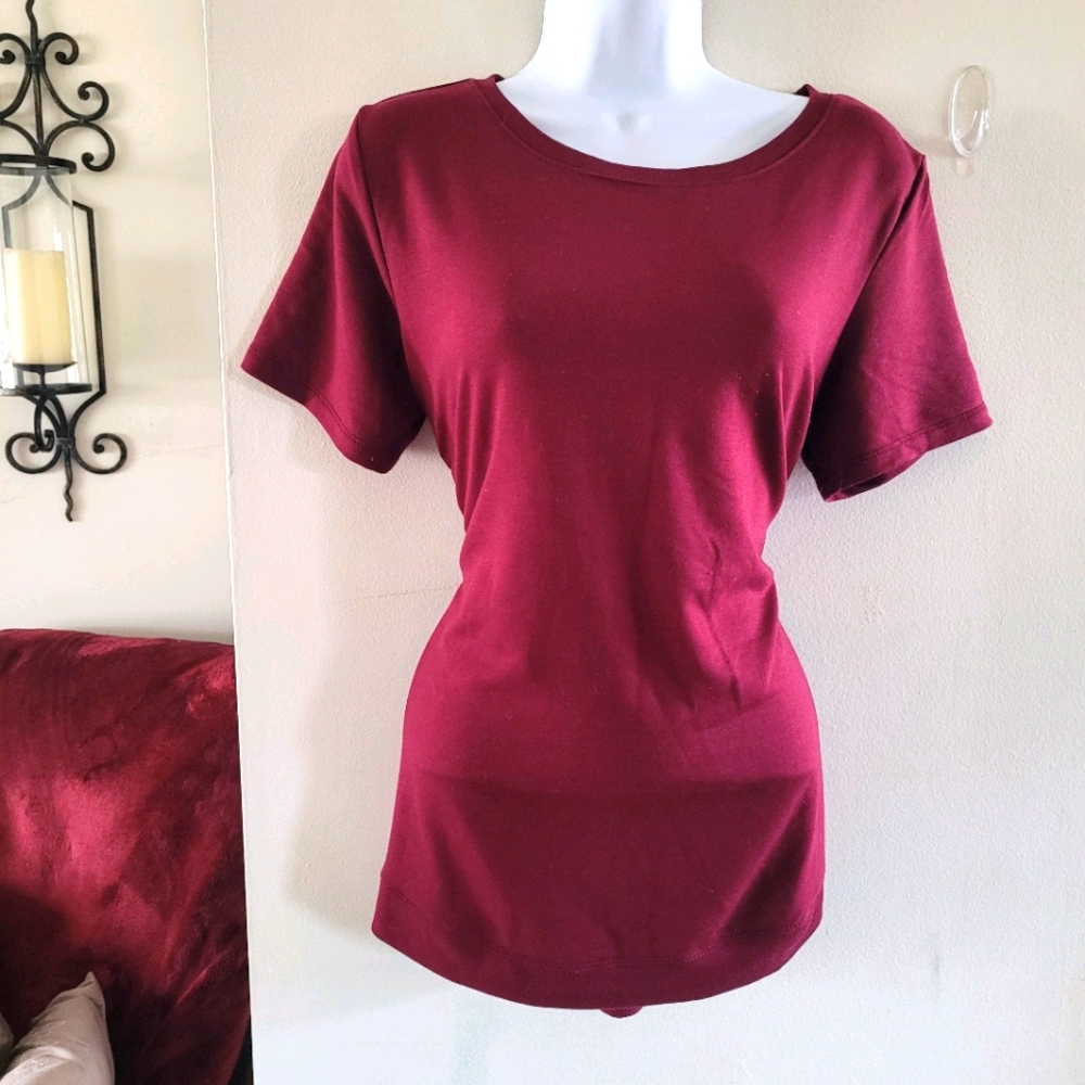 BUNDLE Danskin Athletic Tunic T-shirts with Tulip Hem - Picture 3 of 5